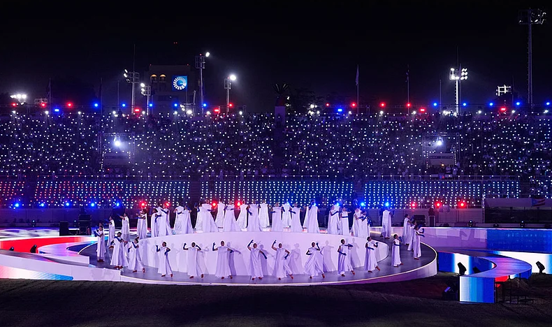 Permaul and Peterson lead Team Guyana as Flag Bearers at CAC Games Opening Ceremony