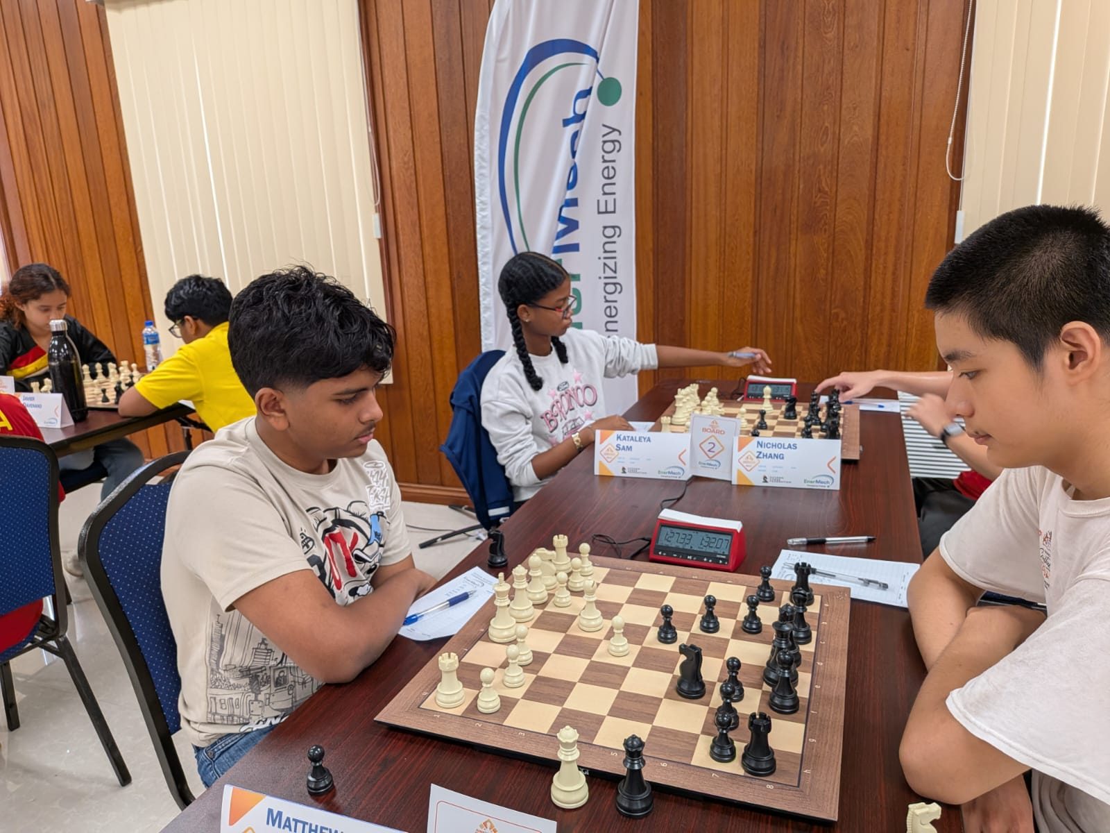 Pitamber and Couchman locked in tight race for National Junior Chess title