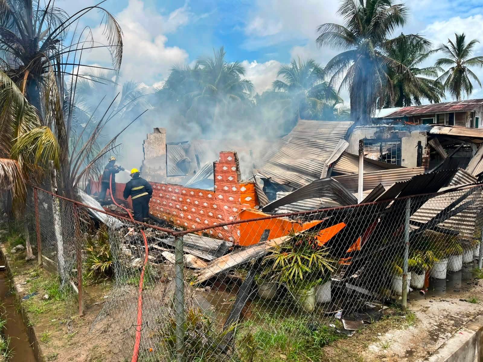 Fire destroys Christianburg house