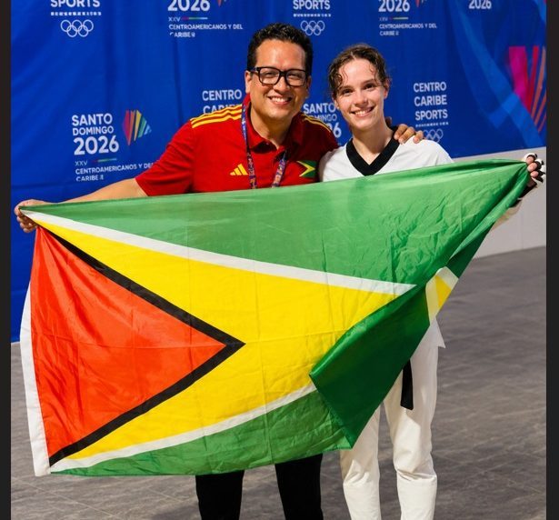 Peterson bags Guyana’s first medal at CAC Games