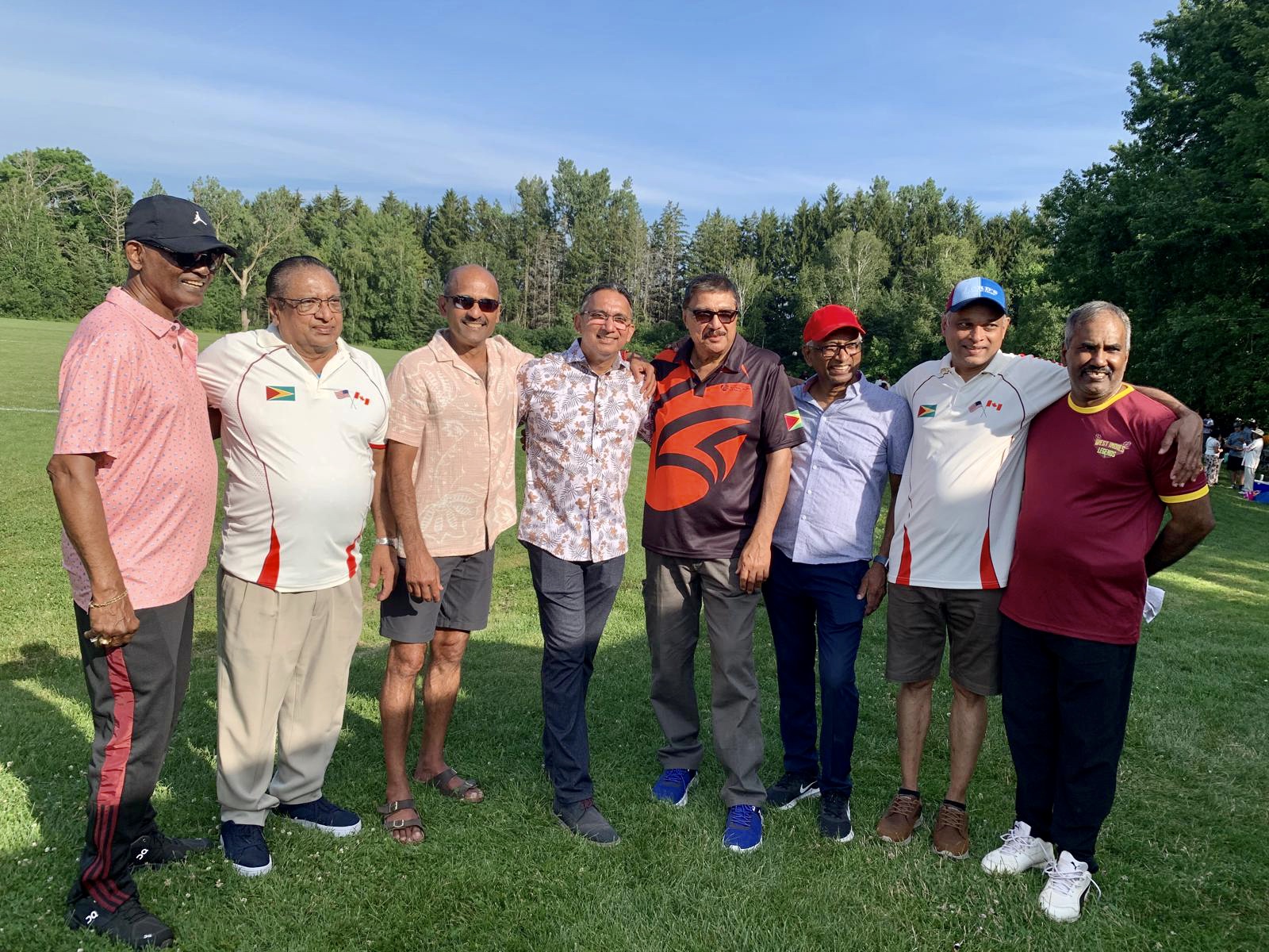 Late stalwarts from the Albion cricket club honored with a specially arranged cricket game 