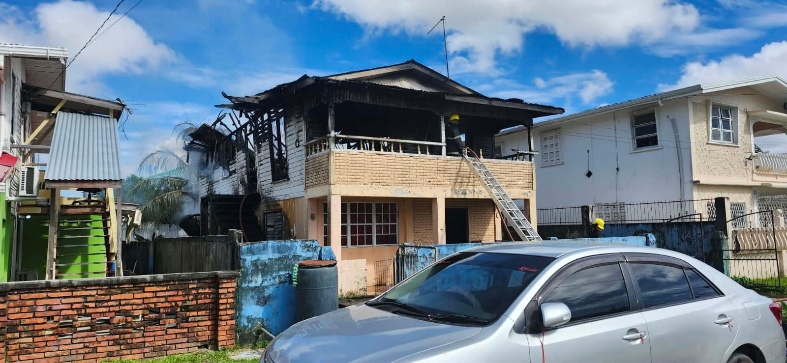 Family of three homeless after fire destroys South Ruimveldt home
