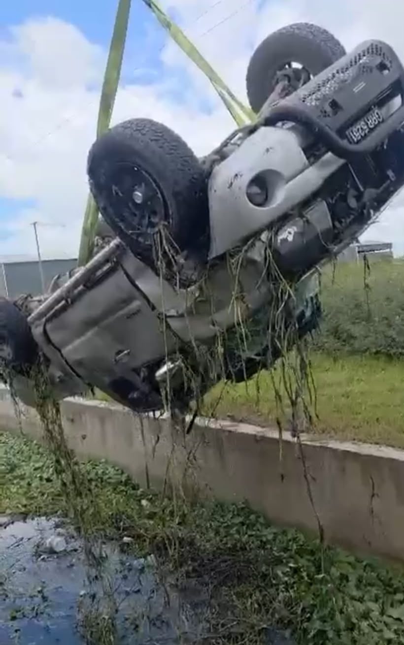Two found dead in submerged vehicle