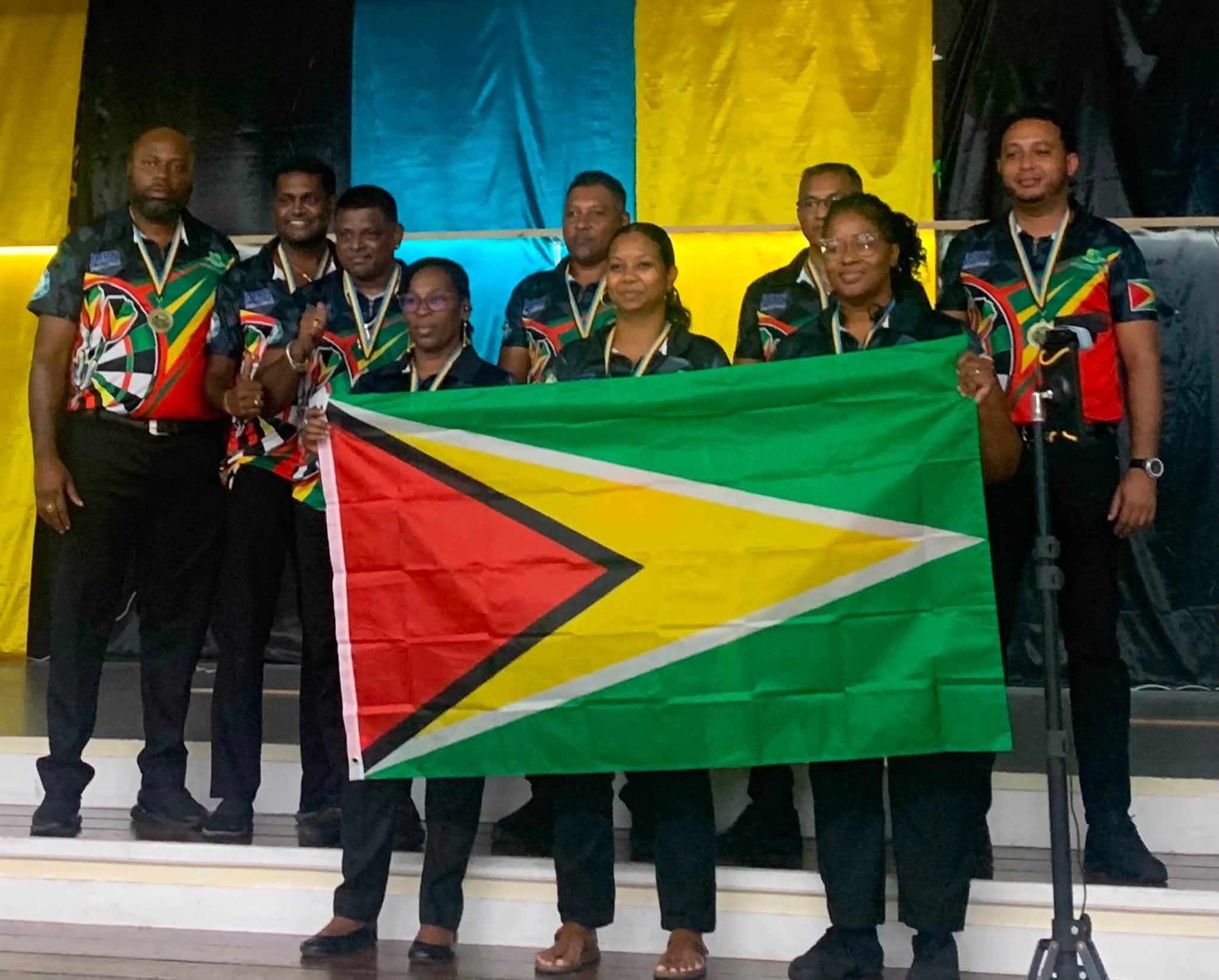 Sudesh Fitzgerald and Luis Miguel Remirez Merlano are runners-up at the Caribbean Cup