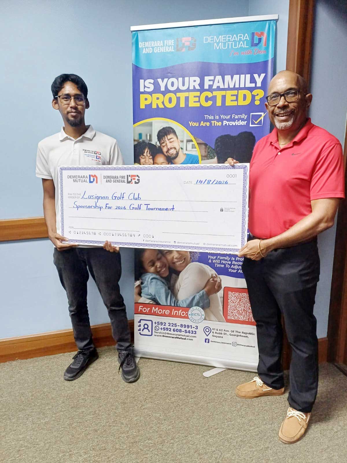 Dem Life Golf Tournament returns to Lusignan Golf Club today