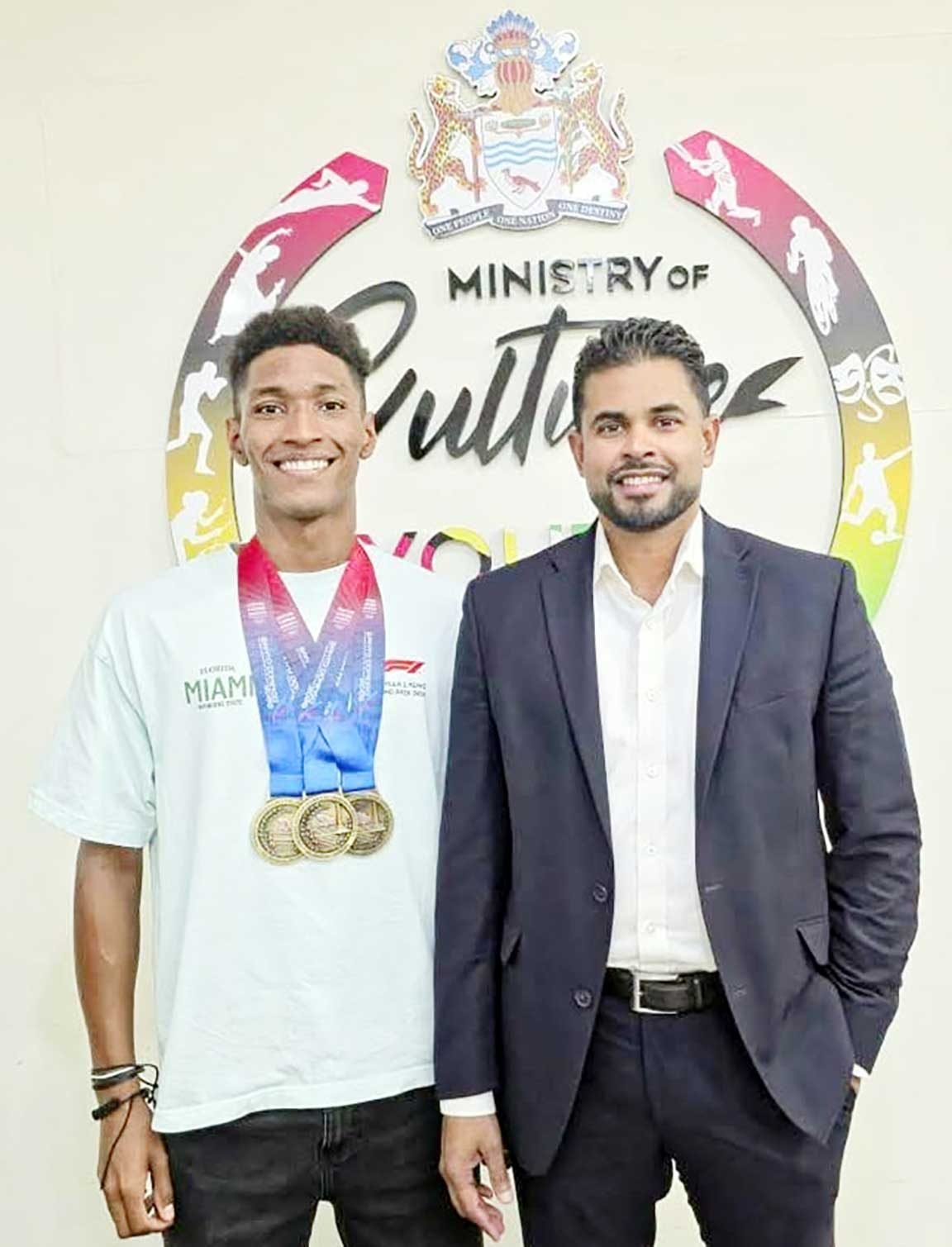 Govt. backs Raekwon Noel’s push for LA 2028 Olympics