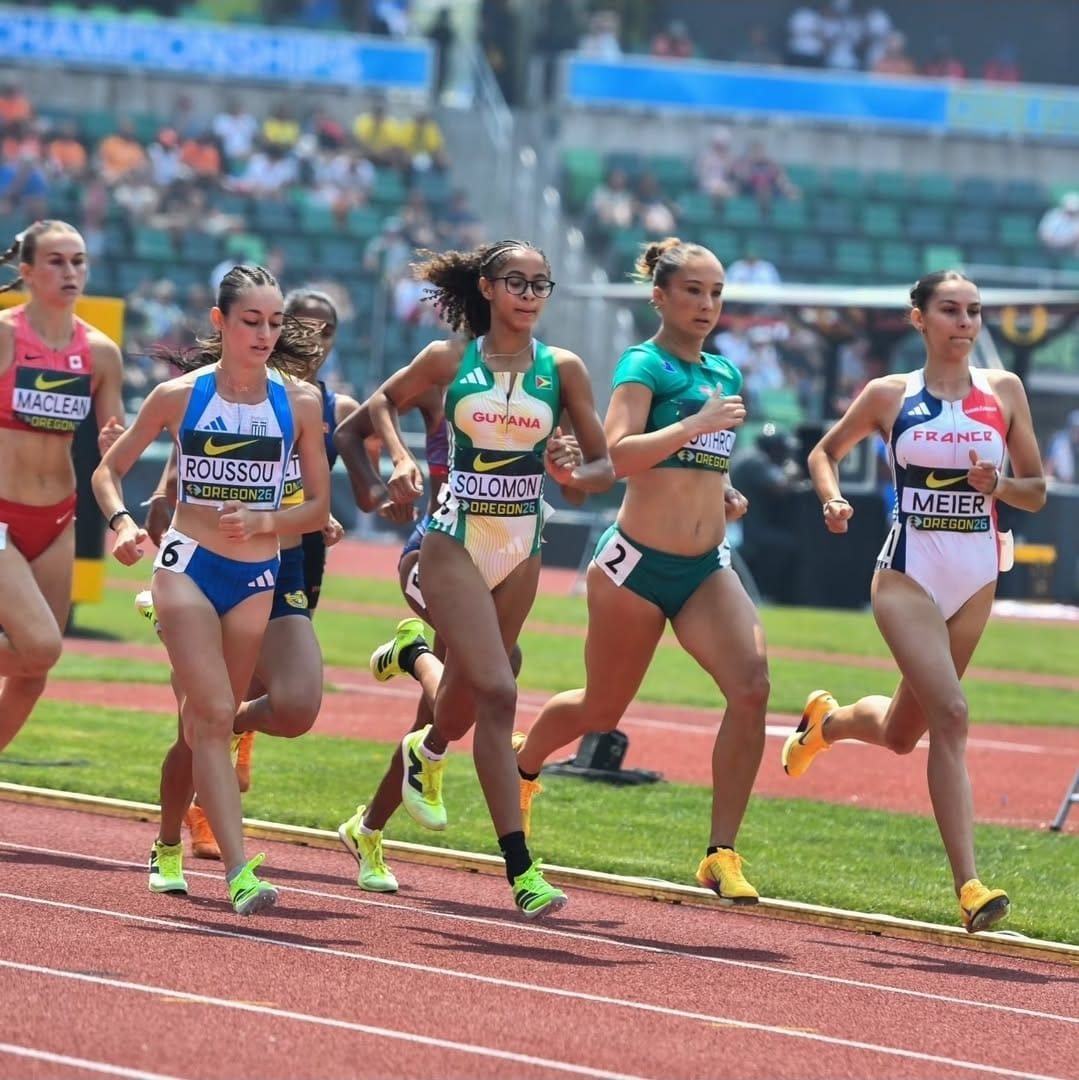 Podium dreams alive as Guyana’s U20 athletes shine on Day One in Oregon