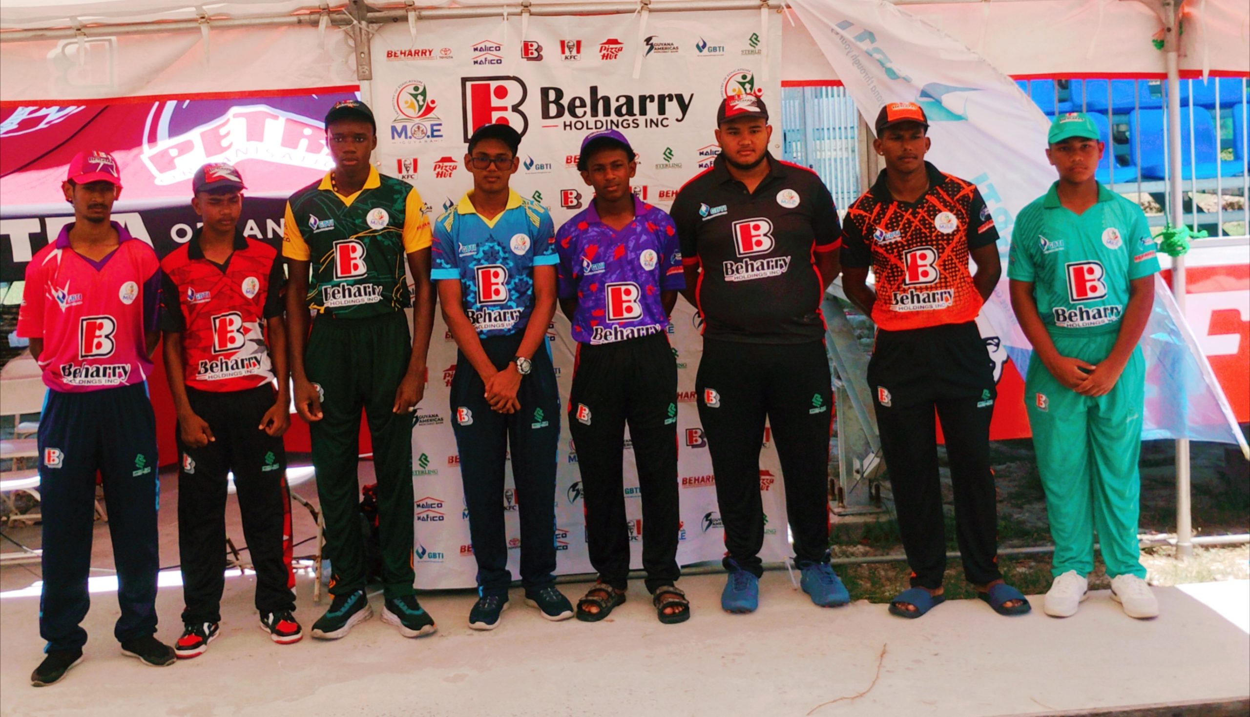 MOE/Beharry U19 Secondary School's T20 Tournament… Finalists receive kits ahead of road to ultimate showdown