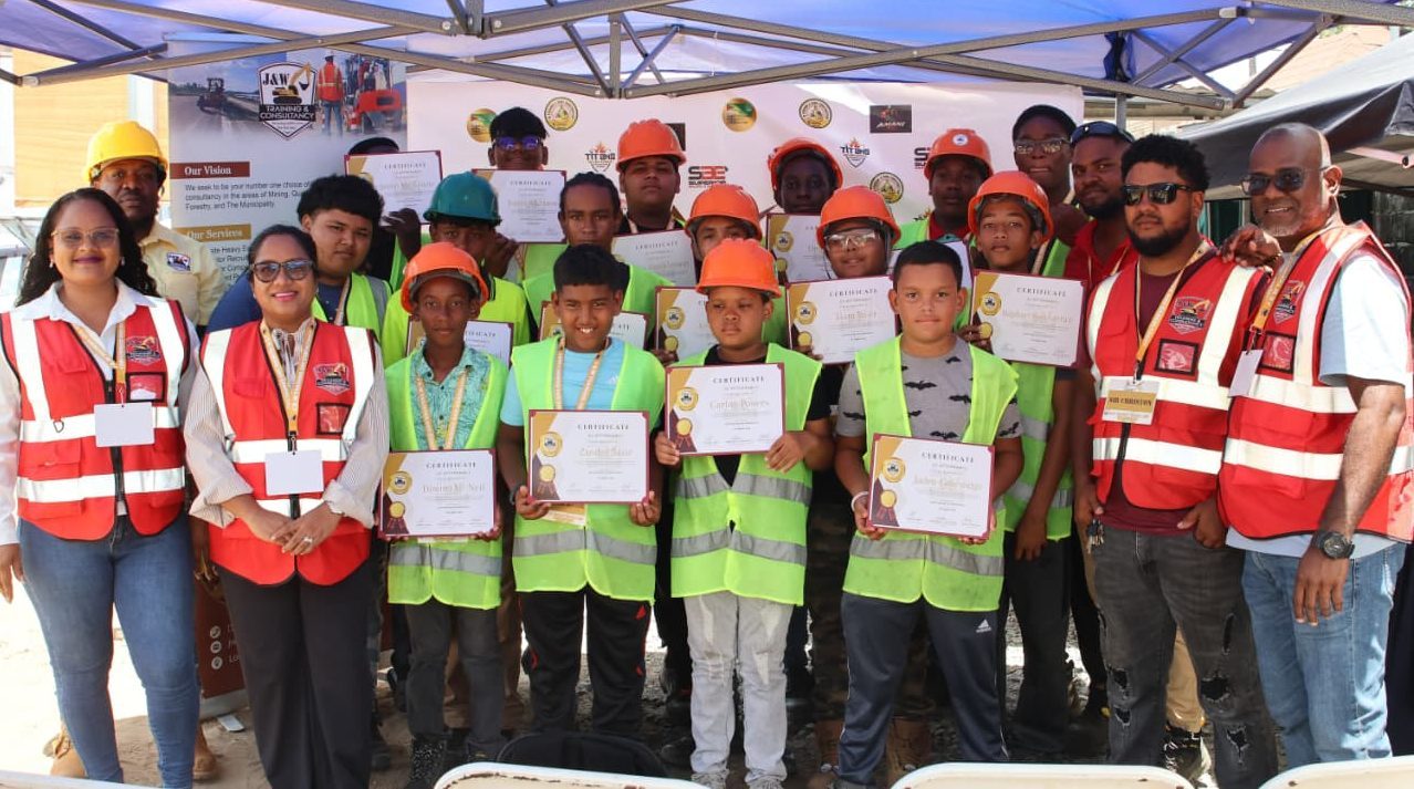 Guyana holds first heavy equipment training camp for children
