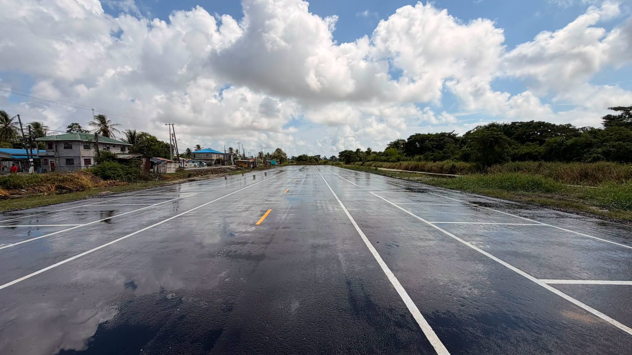 New tarmac for vendors at ‘E’ Field Sophia completed