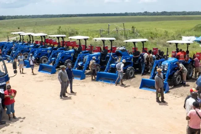 Berbice River communities receive machinery to expand production