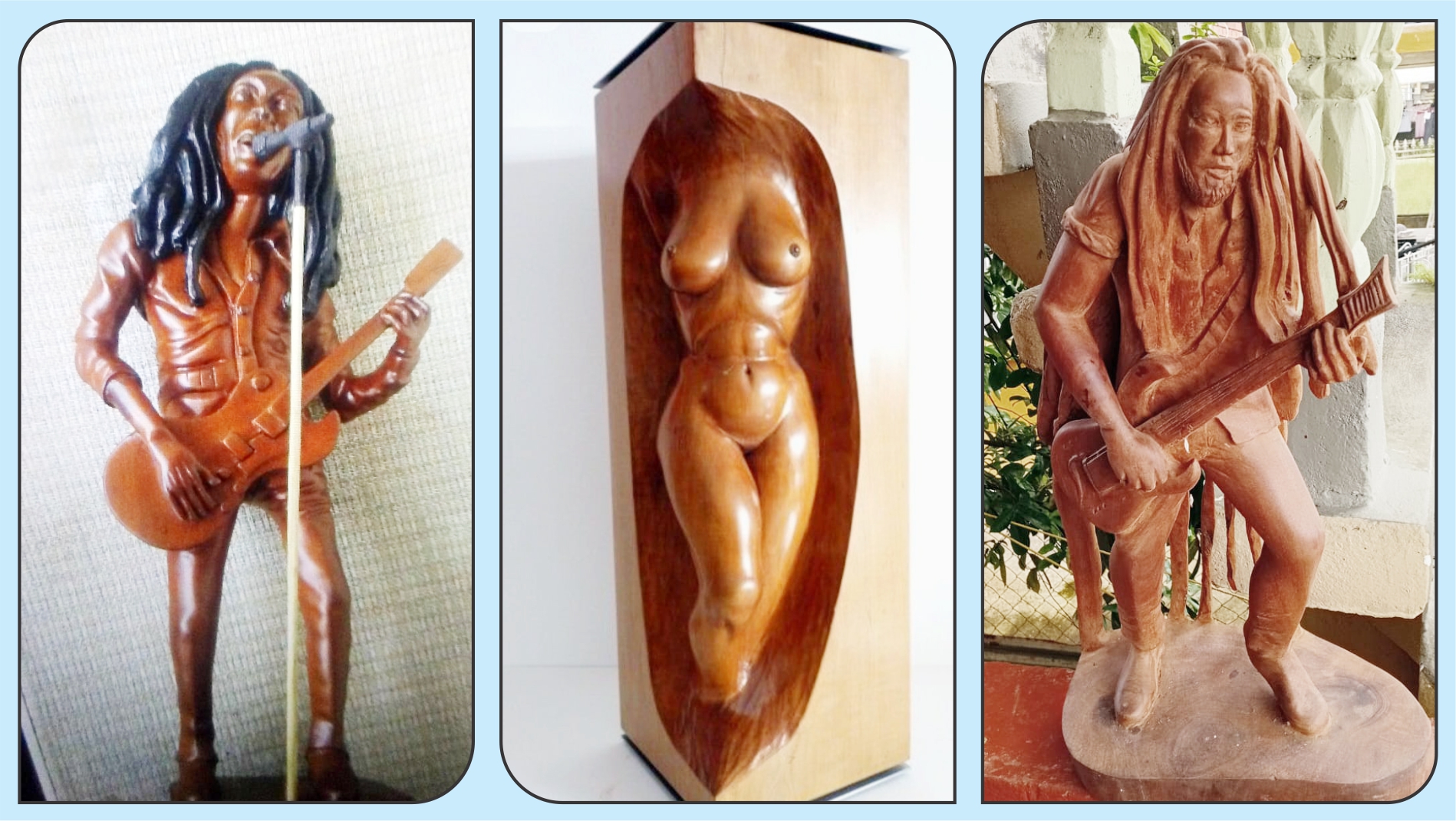 “Visual arts is dying in Guyana… I wish I never came back home.” – Master sculptor, Lionel Simon