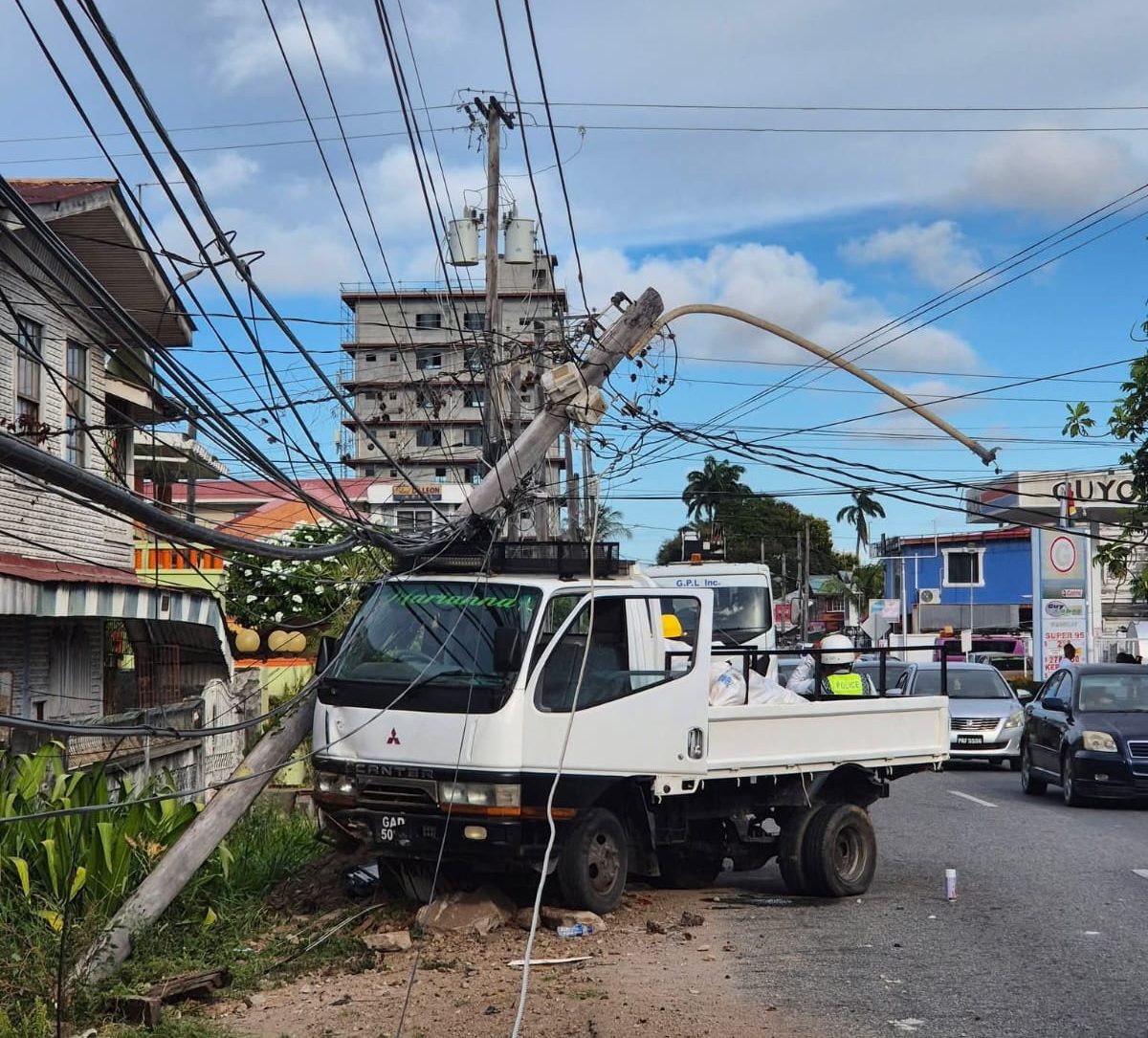 Drivers arrested following accident that left sections of Georgetown in blackout