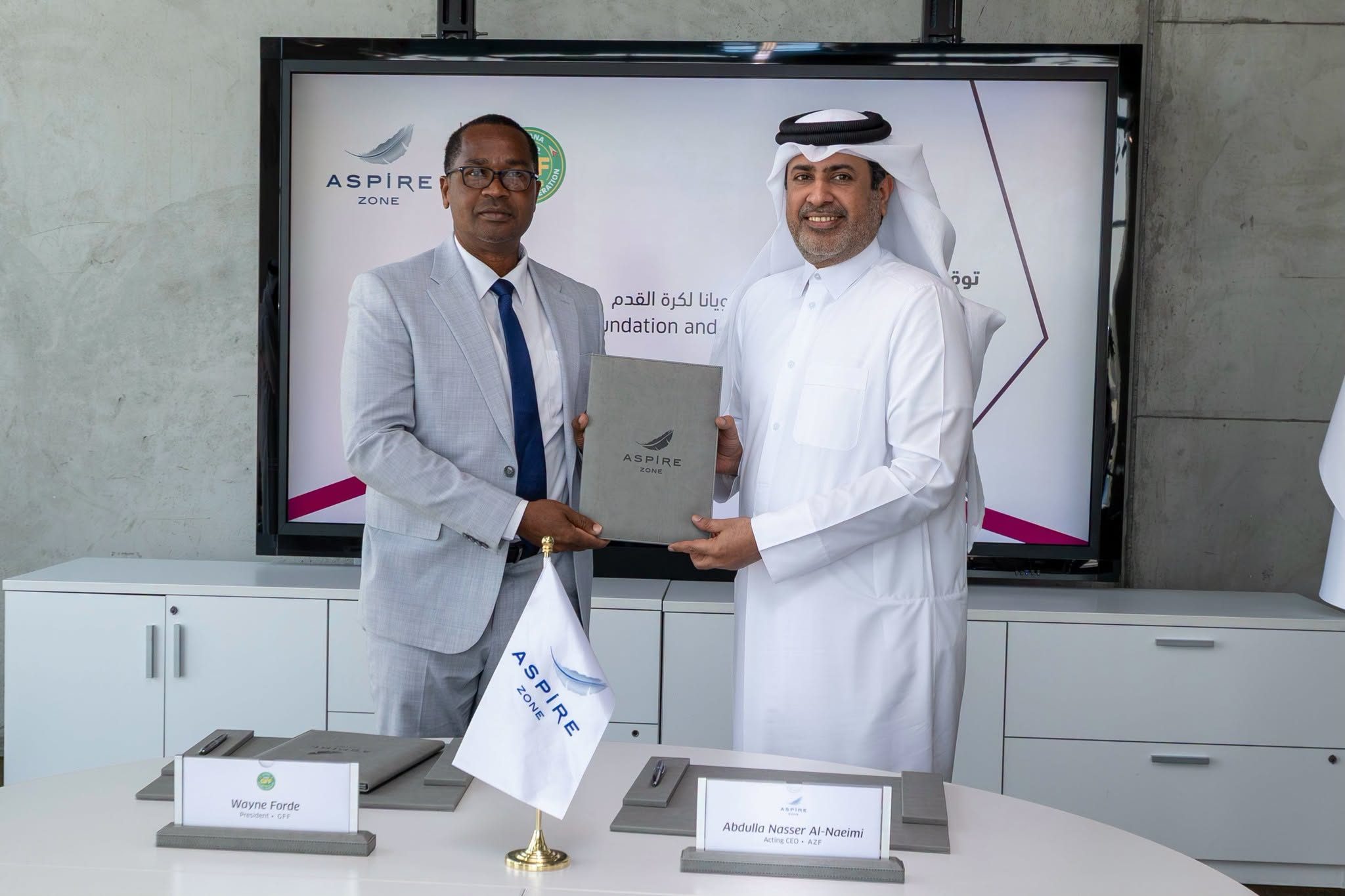 Guyana Football Federation and Aspire Zone Foundation formalize strategic development partnership agreement