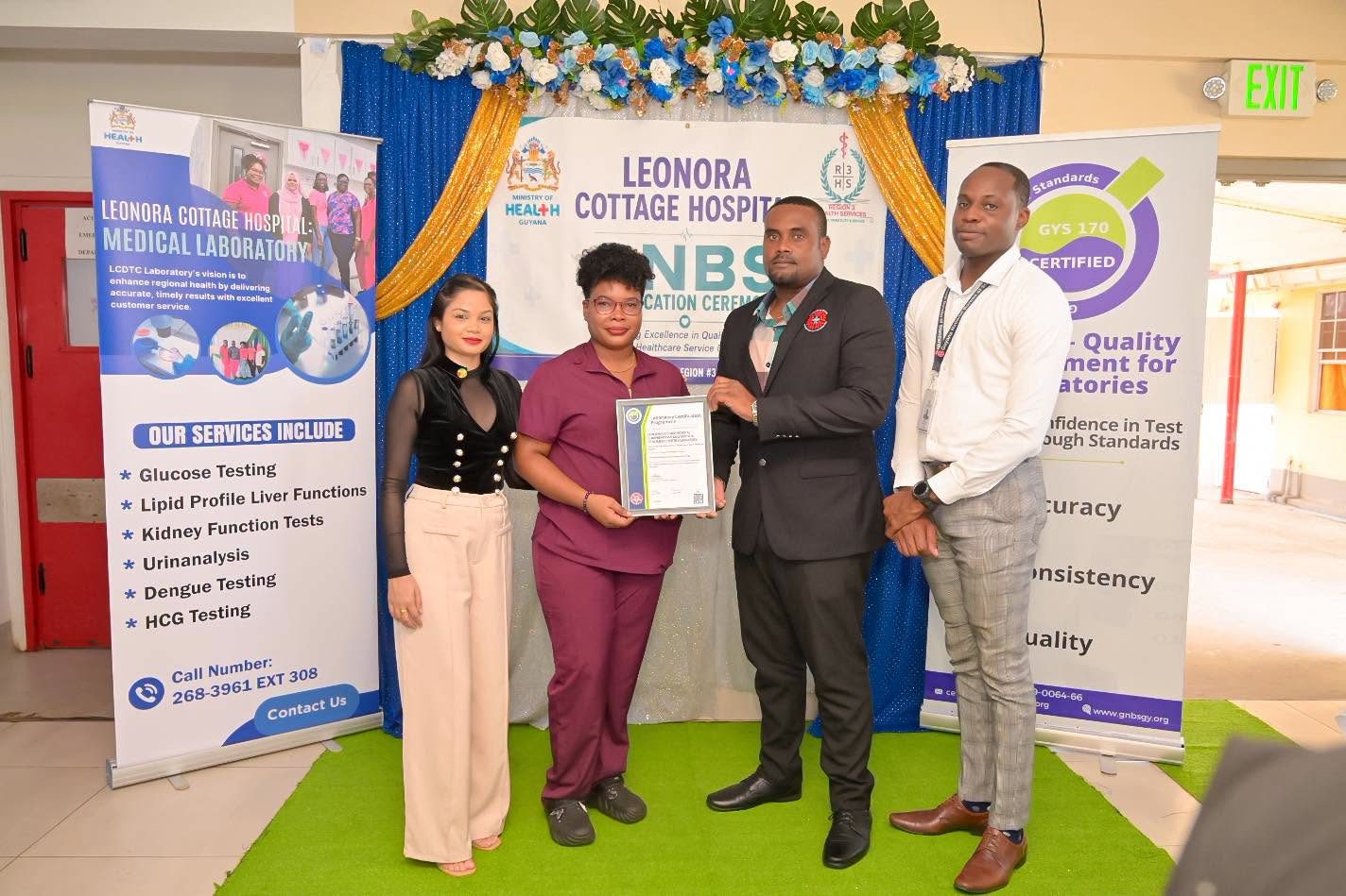 Leonora Hospital Lab earns GNBS certification
