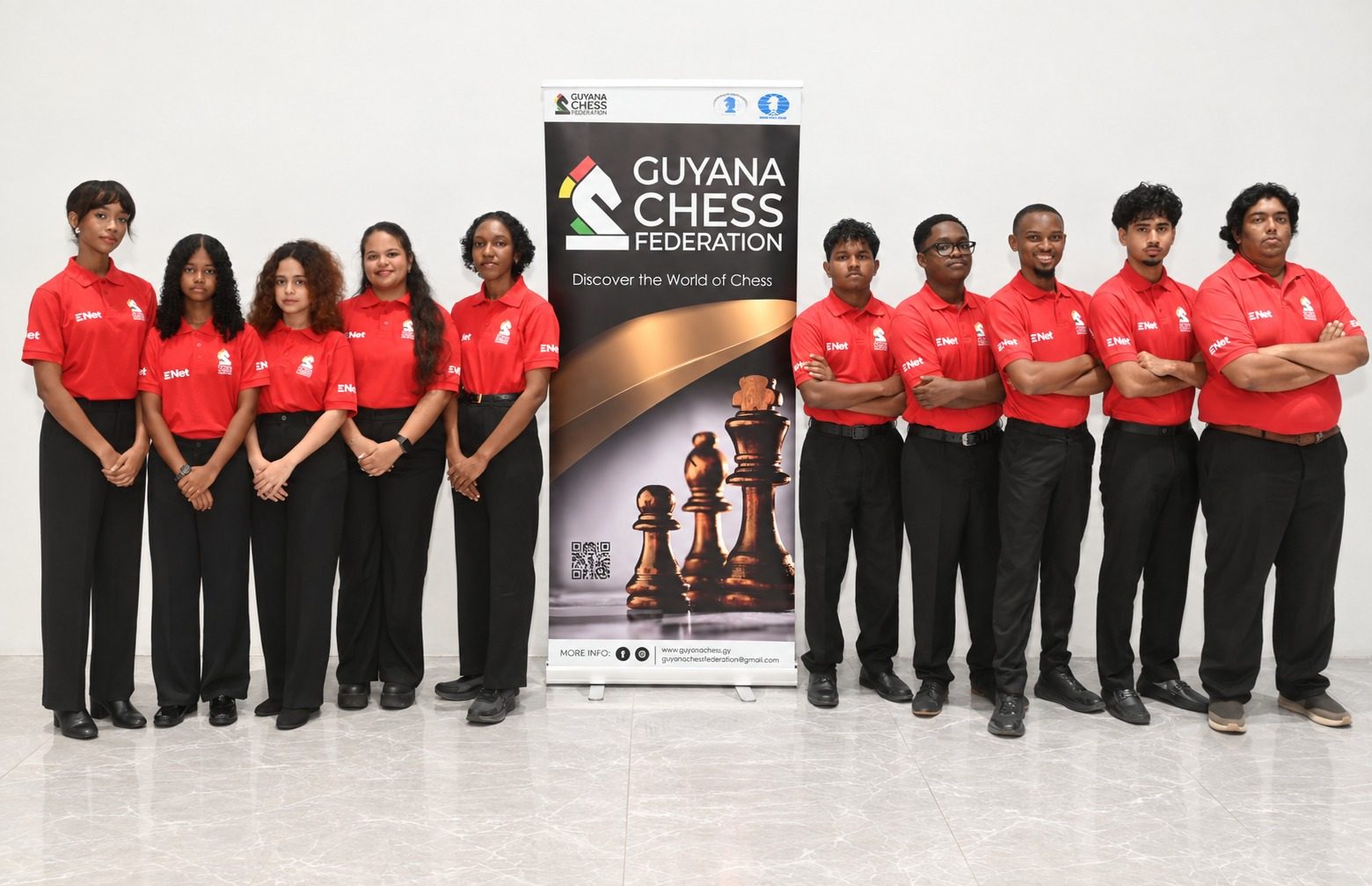 Guyana’s Chess team begins journey to Samarkand for 2026 Olympiad