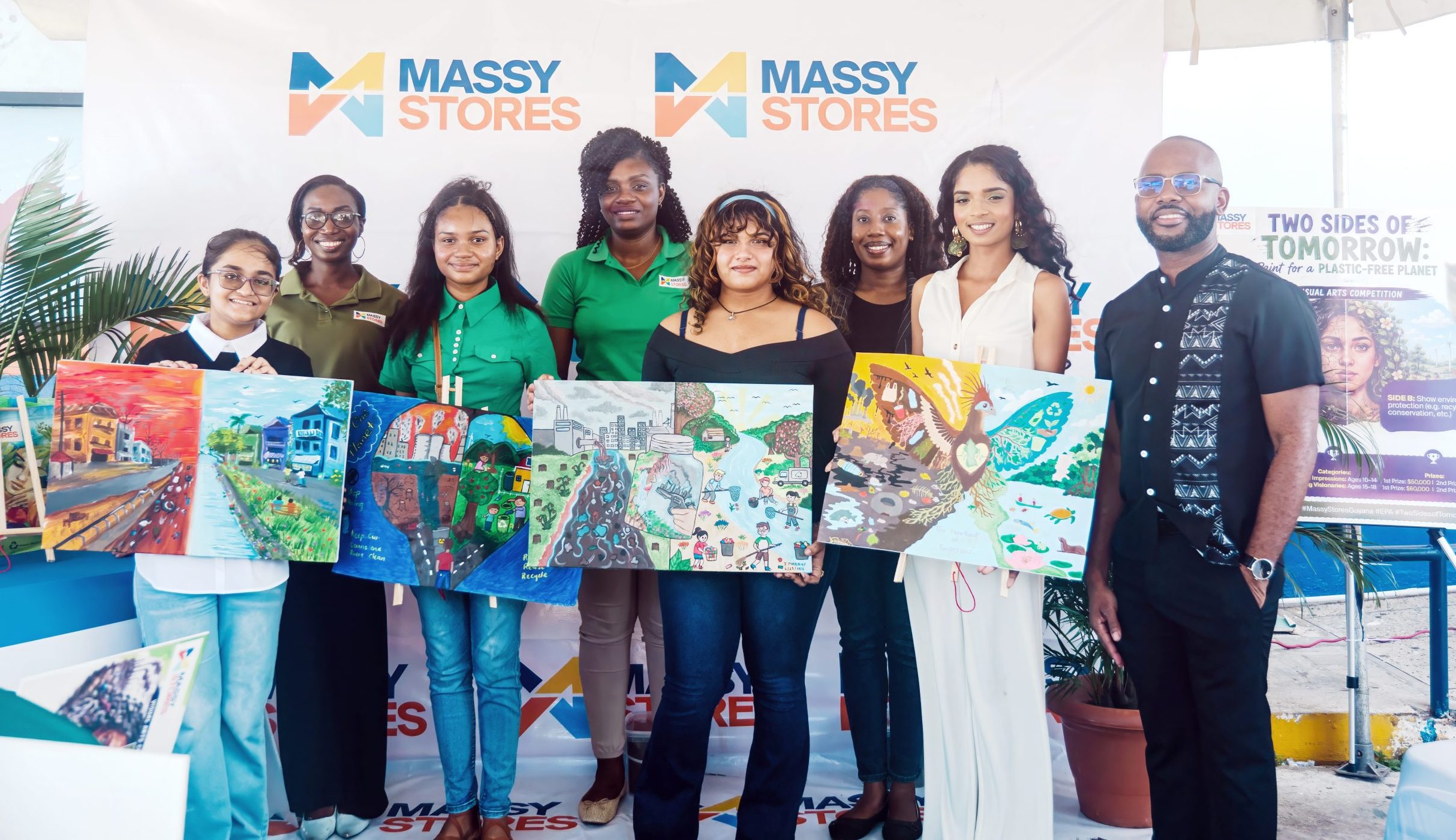 Massy Stores empowers young artists to paint a plastic-free future