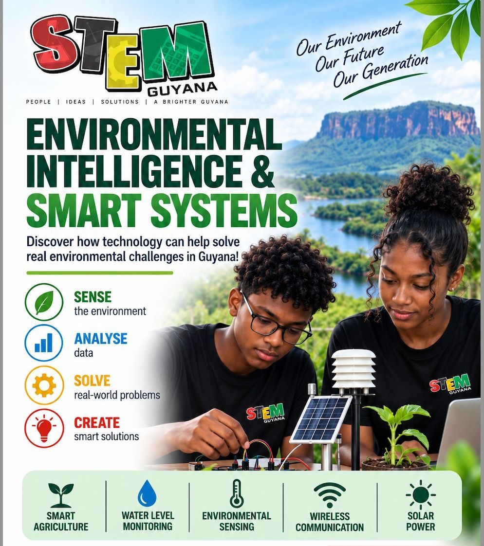 STEMGuyana students to build environmental intelligence systems for Guyana’s farms and communities