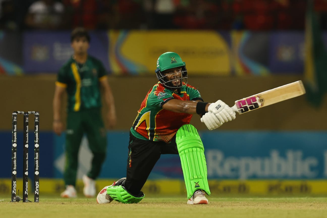 Gurbaz half-century powers Guyana to 8-wicket win