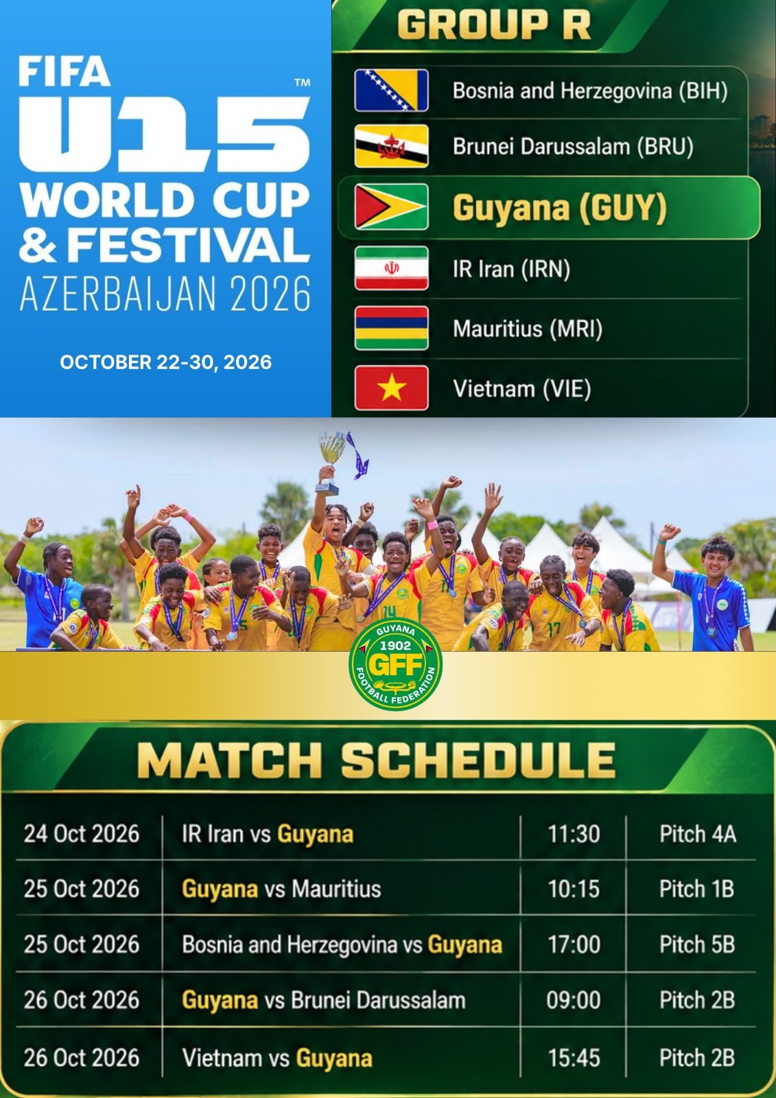 Junior Jaguars set for historic FIFA U15 World Cup Festival