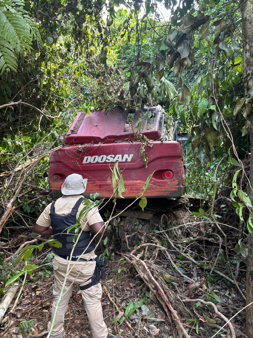 Four more foreigners arrested in Potaro illegal mining crackdown