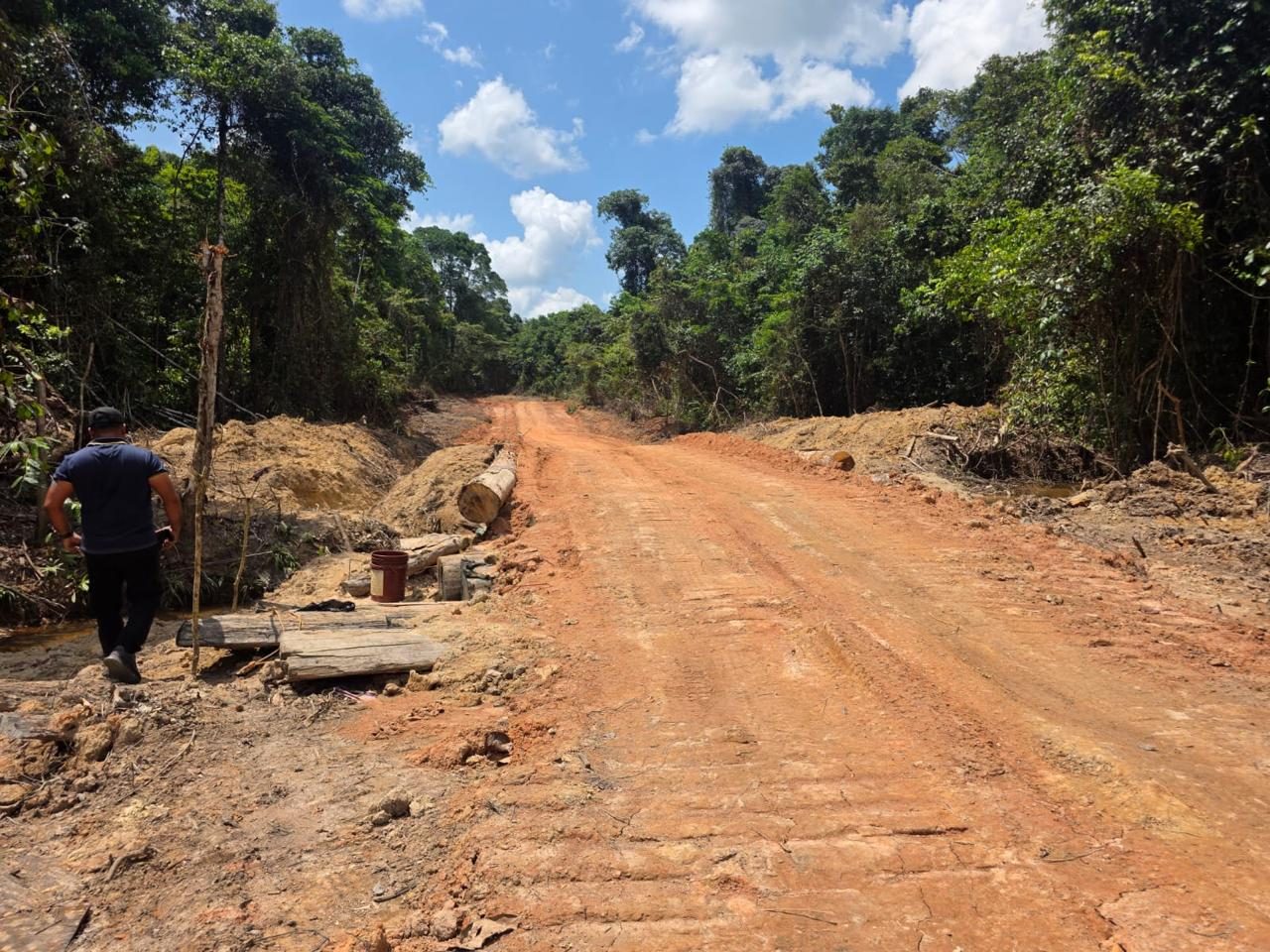 Access road to Groete Gold Project nears completion