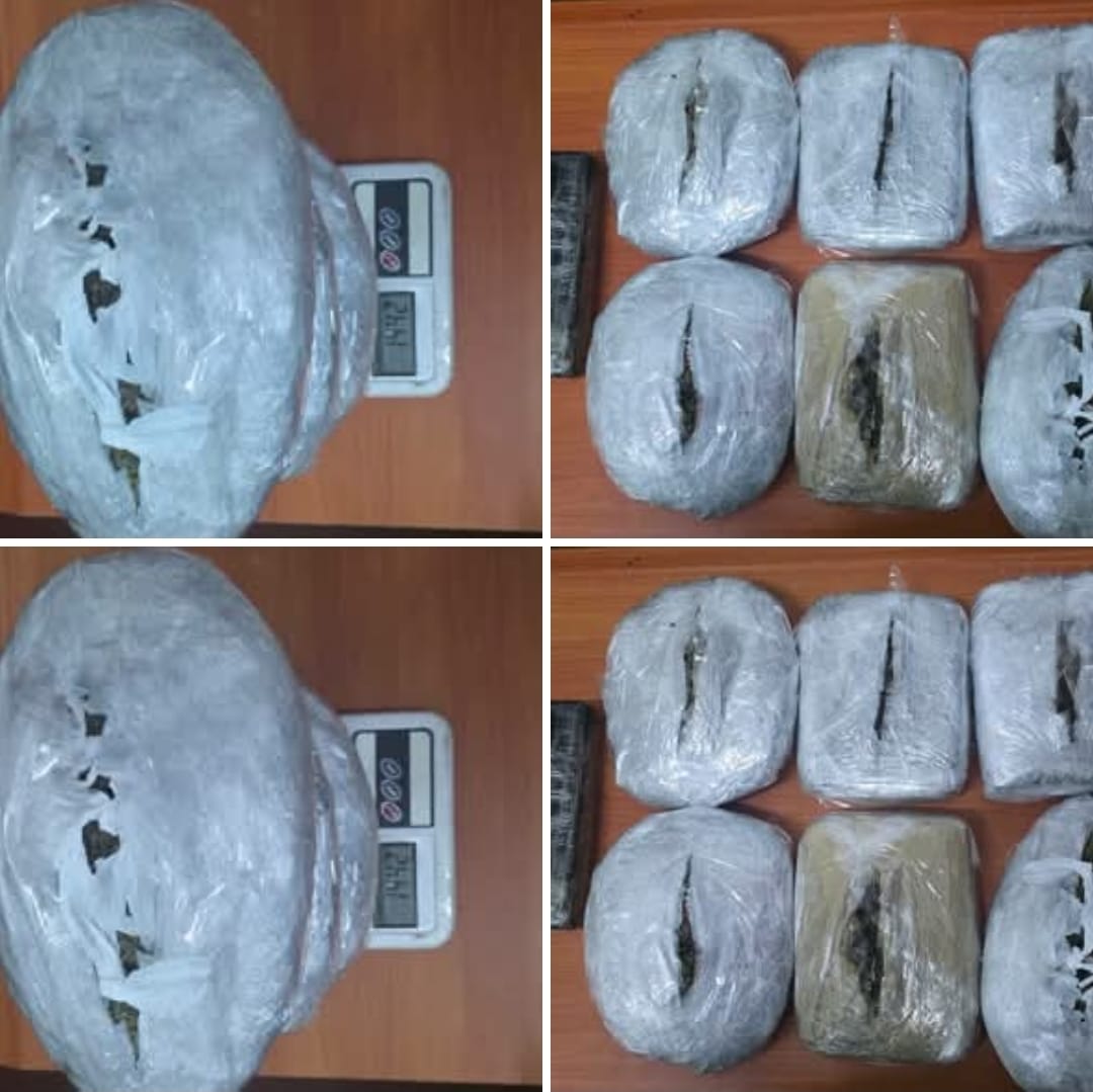Three held as police seize 4.5kg ganja, 1.1kg cocaine in Bartica