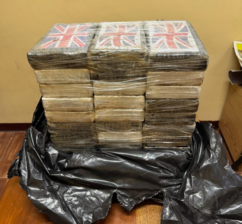 72 lbs of cocaine found along Five Miles–Ituni Trail