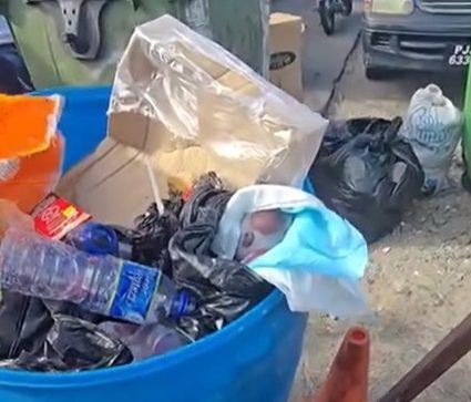 Frozen body of baby found in city bin