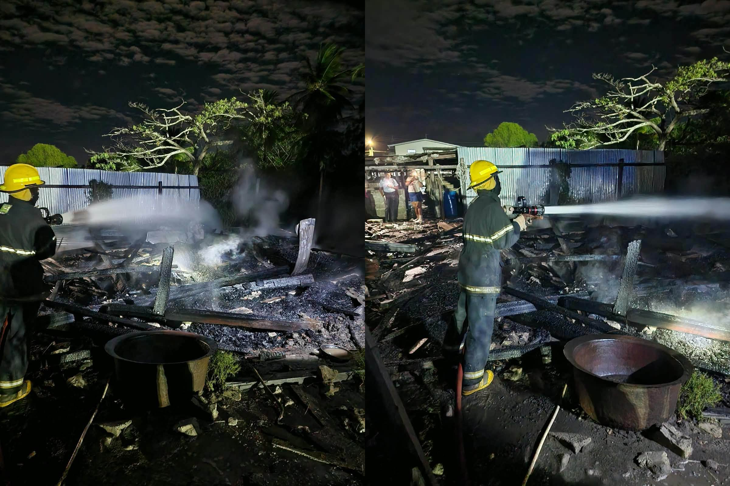 Fire destroys house at Victoria