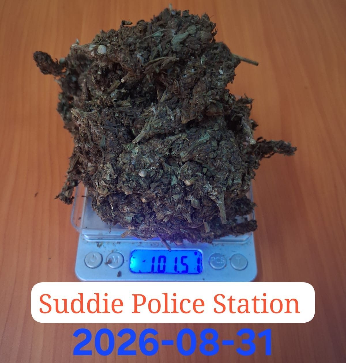 Man held with ganja at Onderneeming Sand Pitt