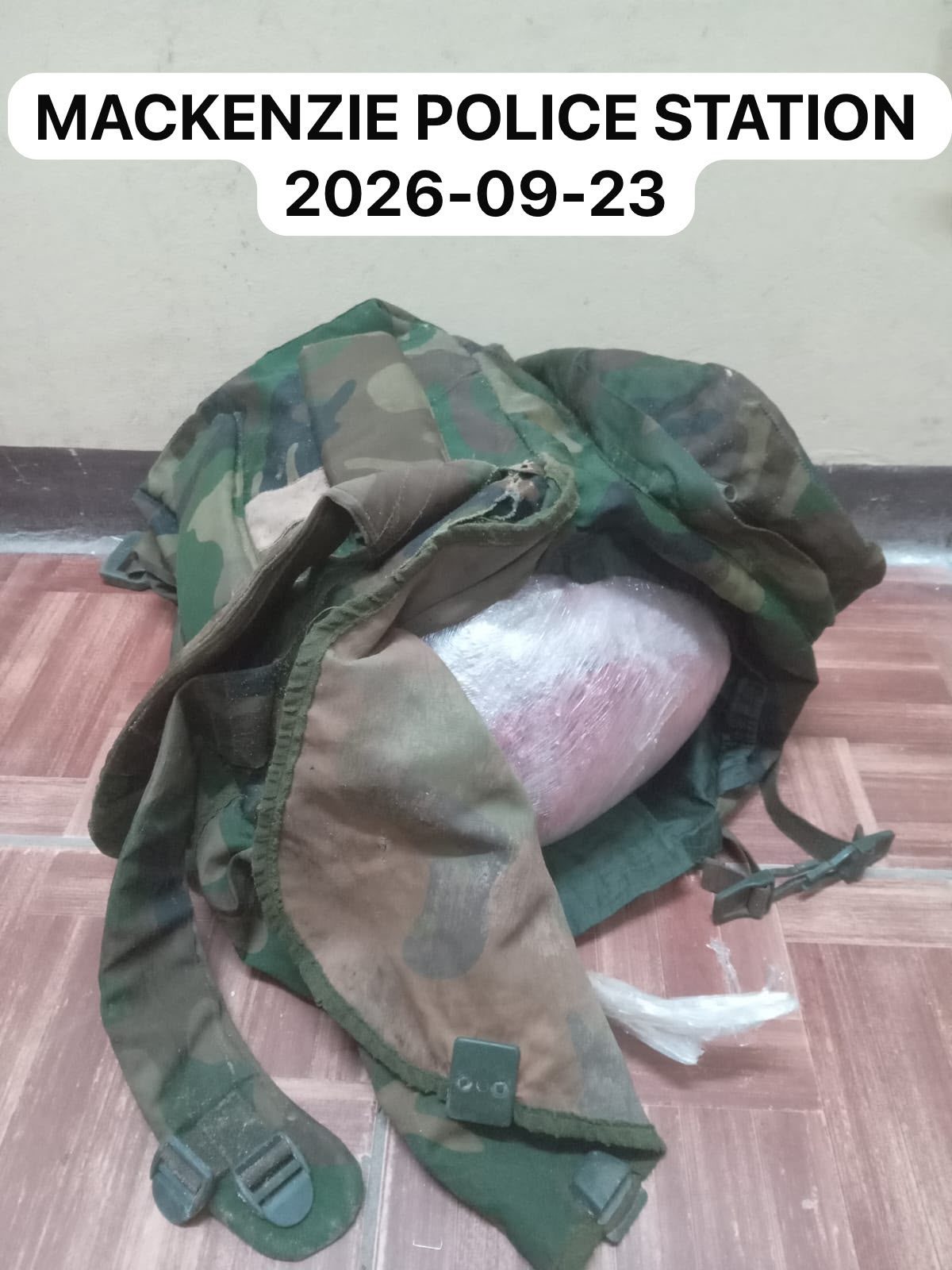 5.1 lbs of ganja found after motorcycle chase