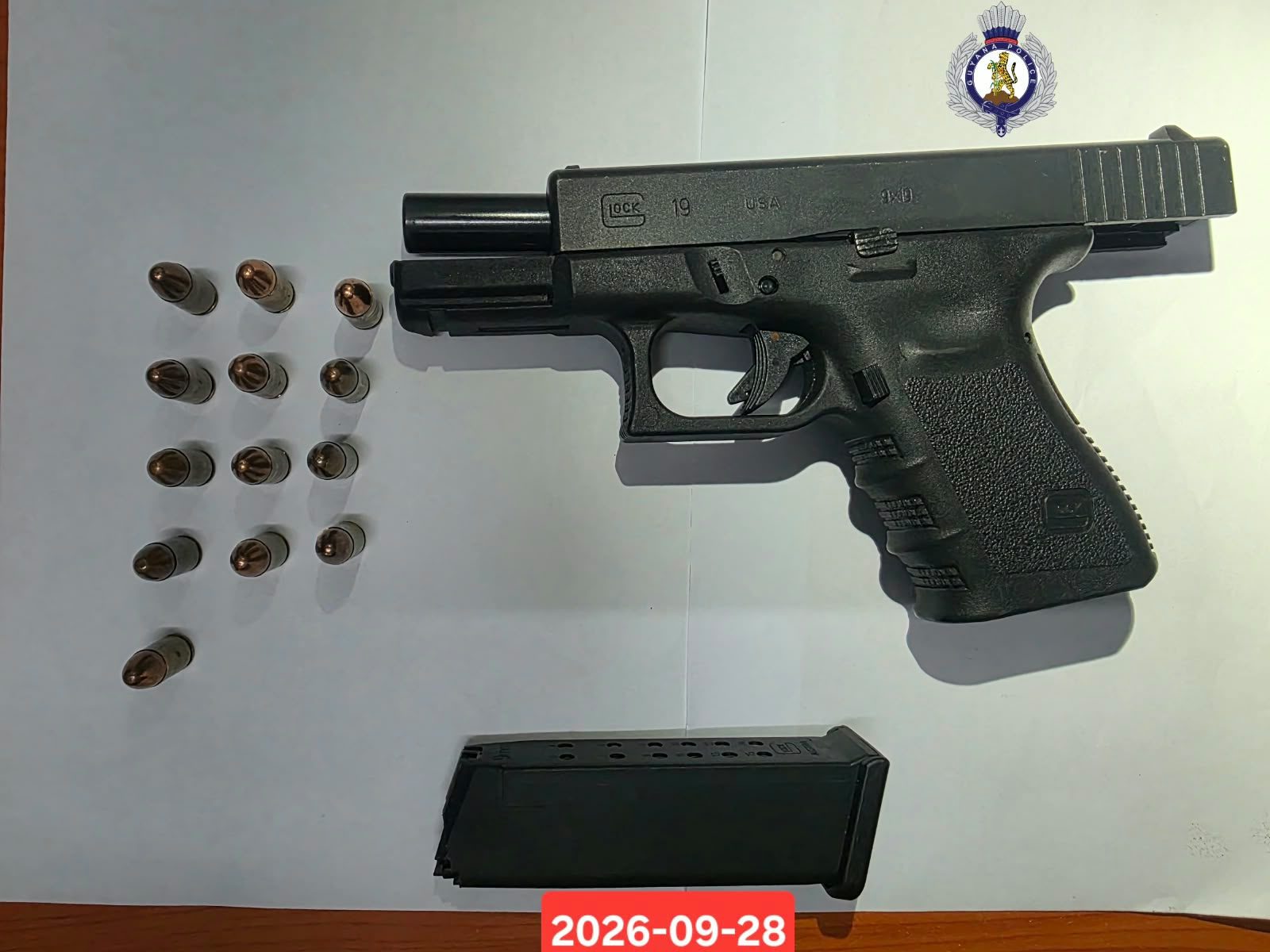 Teen caught with gun, ammo arrested