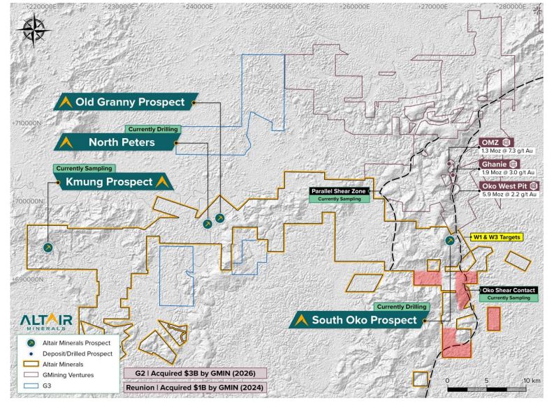 Australian firm sitting on 590km² mining lands, secures 29km² more