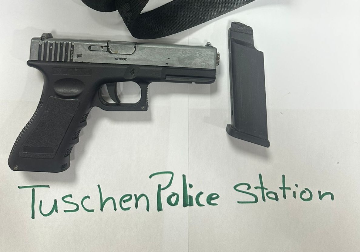 Duo nabbed with air pistol at Tushen