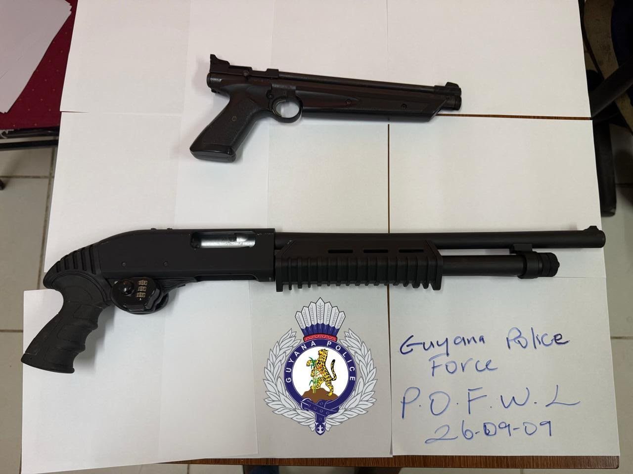 Pensioner arrested for shotgun, air pistol at Hague