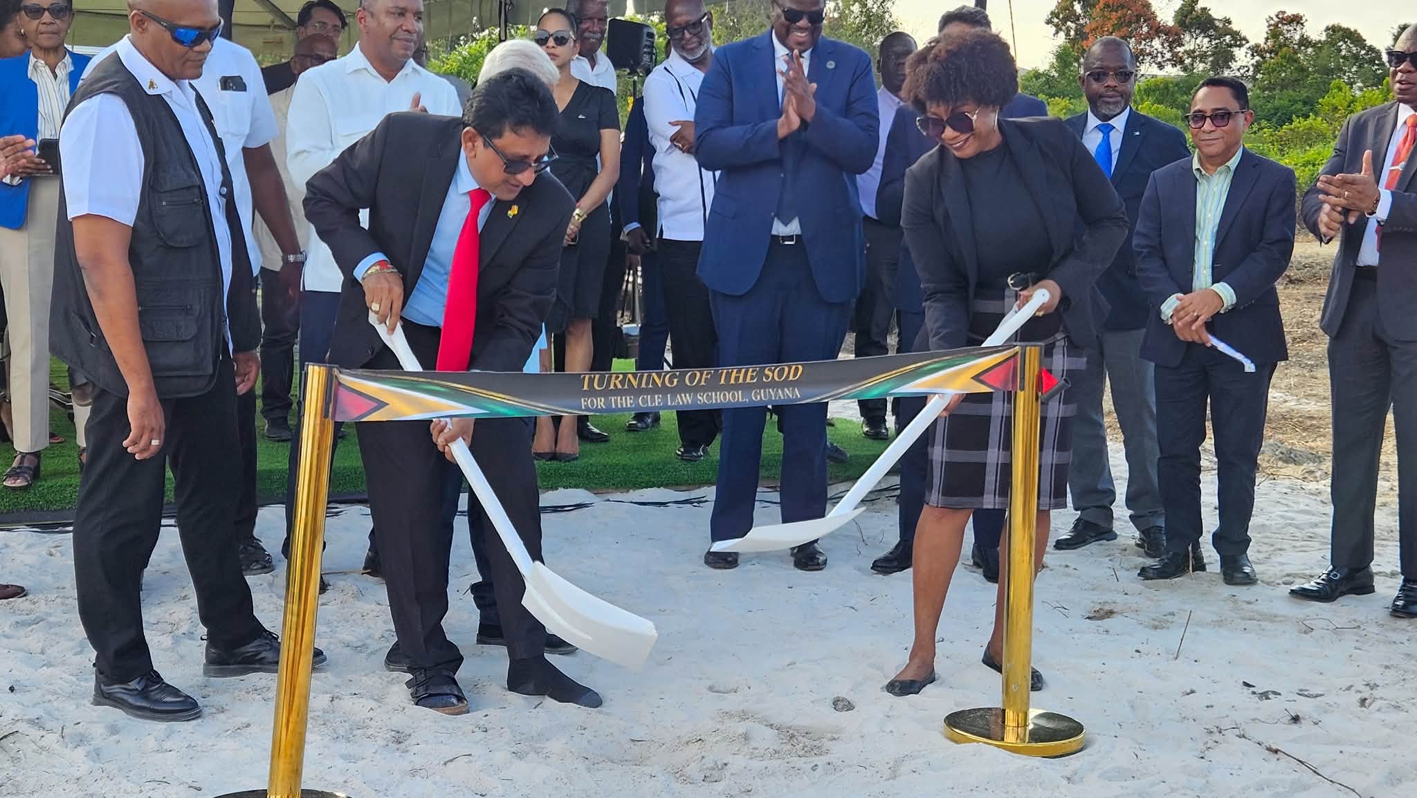 Sod turned for Guyana's Law School