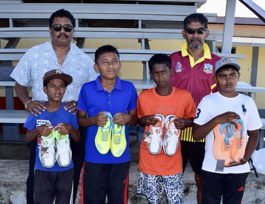 Four Young Cricketers benefit compliments of Kallicharran and friends