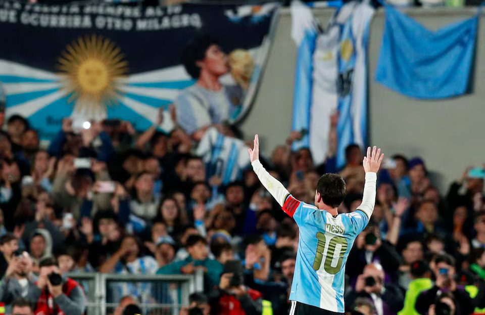 Messi signs off in tears after one last Argentina master class