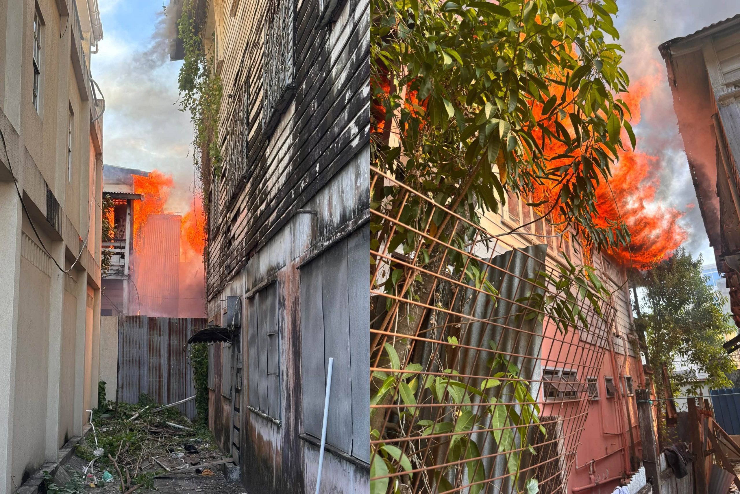 Four buildings hit by North Road blaze, eight left homeless