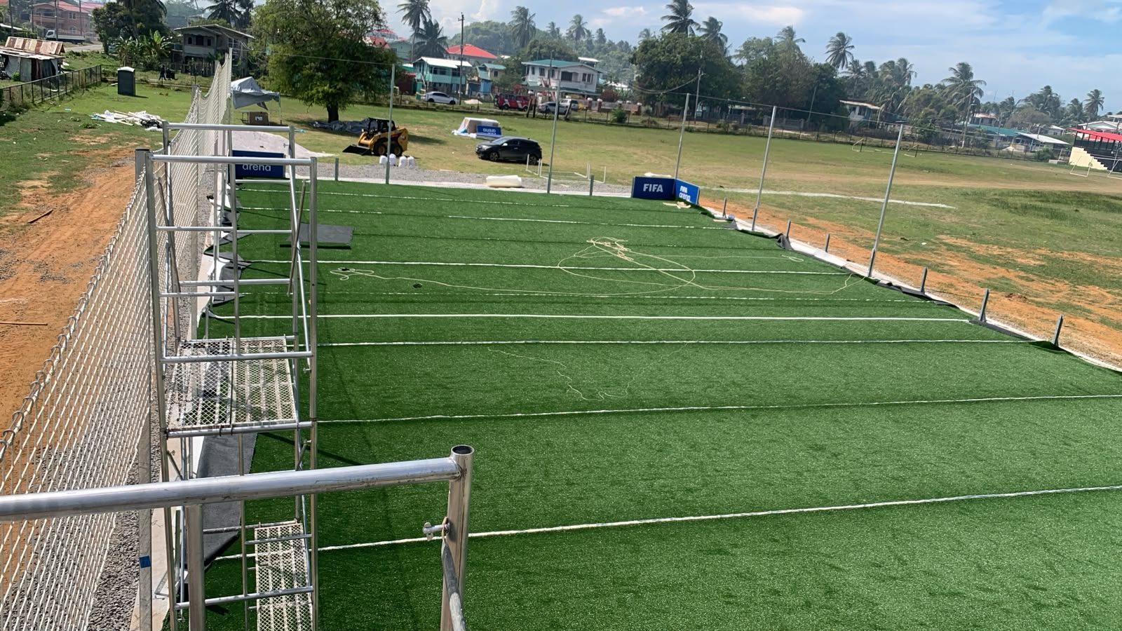 Guyana begins installation of first FIFA Arena mini-pitches